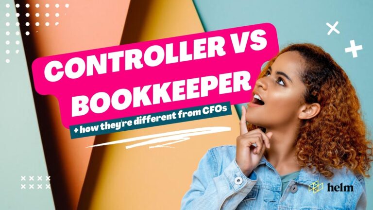 Fractional CFO vs bookkeeper vs CFO