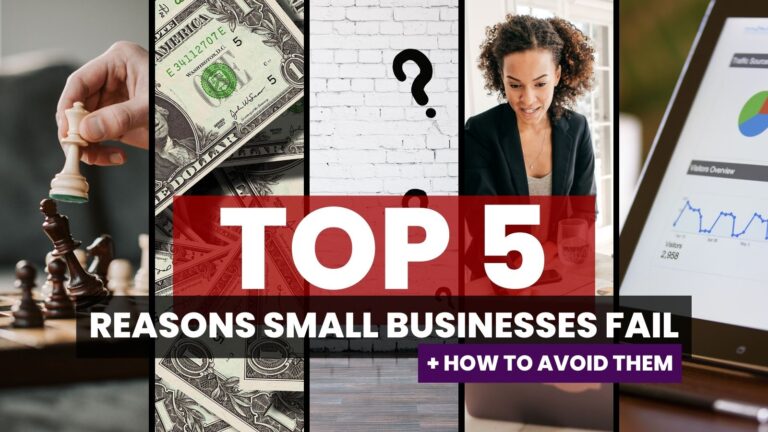 top 5 reasons businesses fail